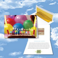 Cloud Nine Birthday Music Download Greeting Card w/ Happy Birthday Candles